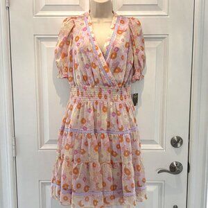 NEW Purple/Orange Floral Dress by Taylor